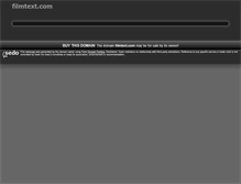 Tablet Screenshot of filmtext.com